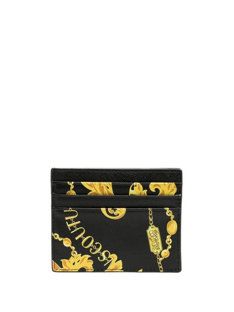 cartera versace couture|Versace leather wallet.